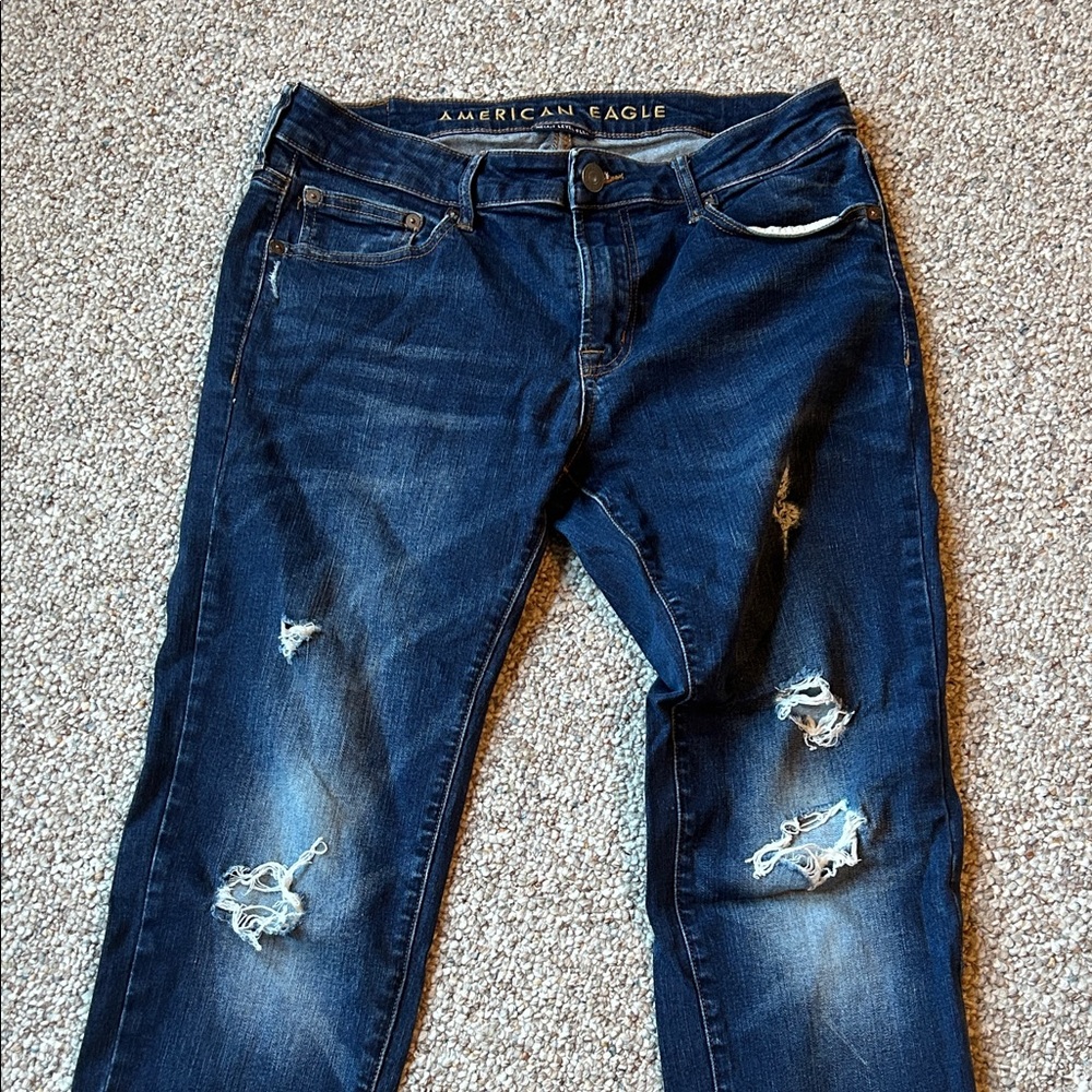 American Eagle Dark Blue Denim Jeans